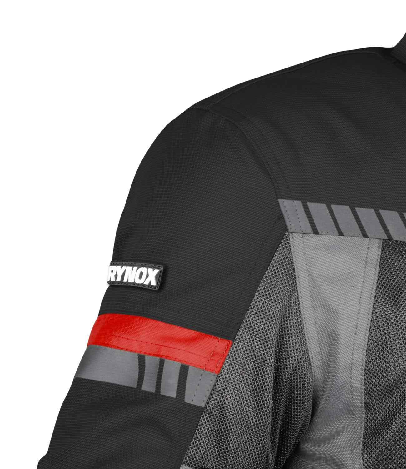 RYNOX AirGT 3 Riding Jacket - Dark Grey Red