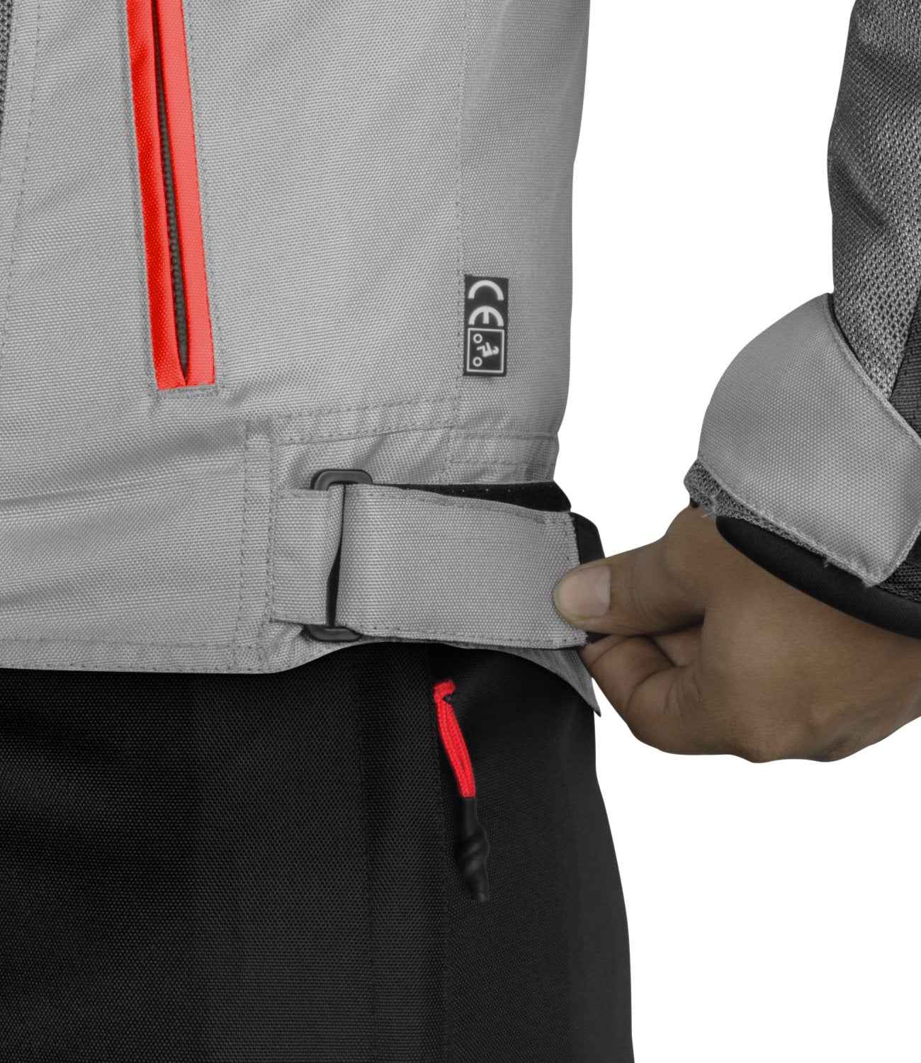RYNOX AirGT 3 Riding Jacket - Dark Grey Red