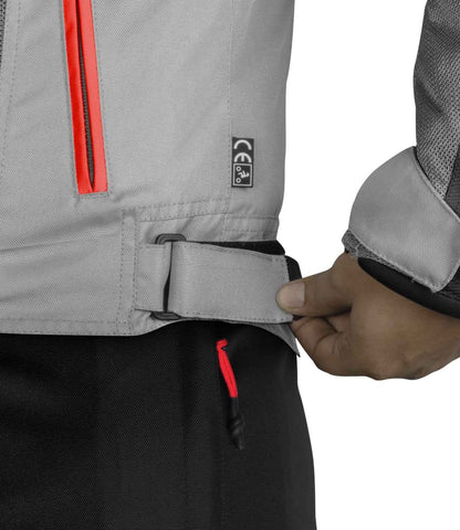 RYNOX AirGT 3 Riding Jacket - Dark Grey Red