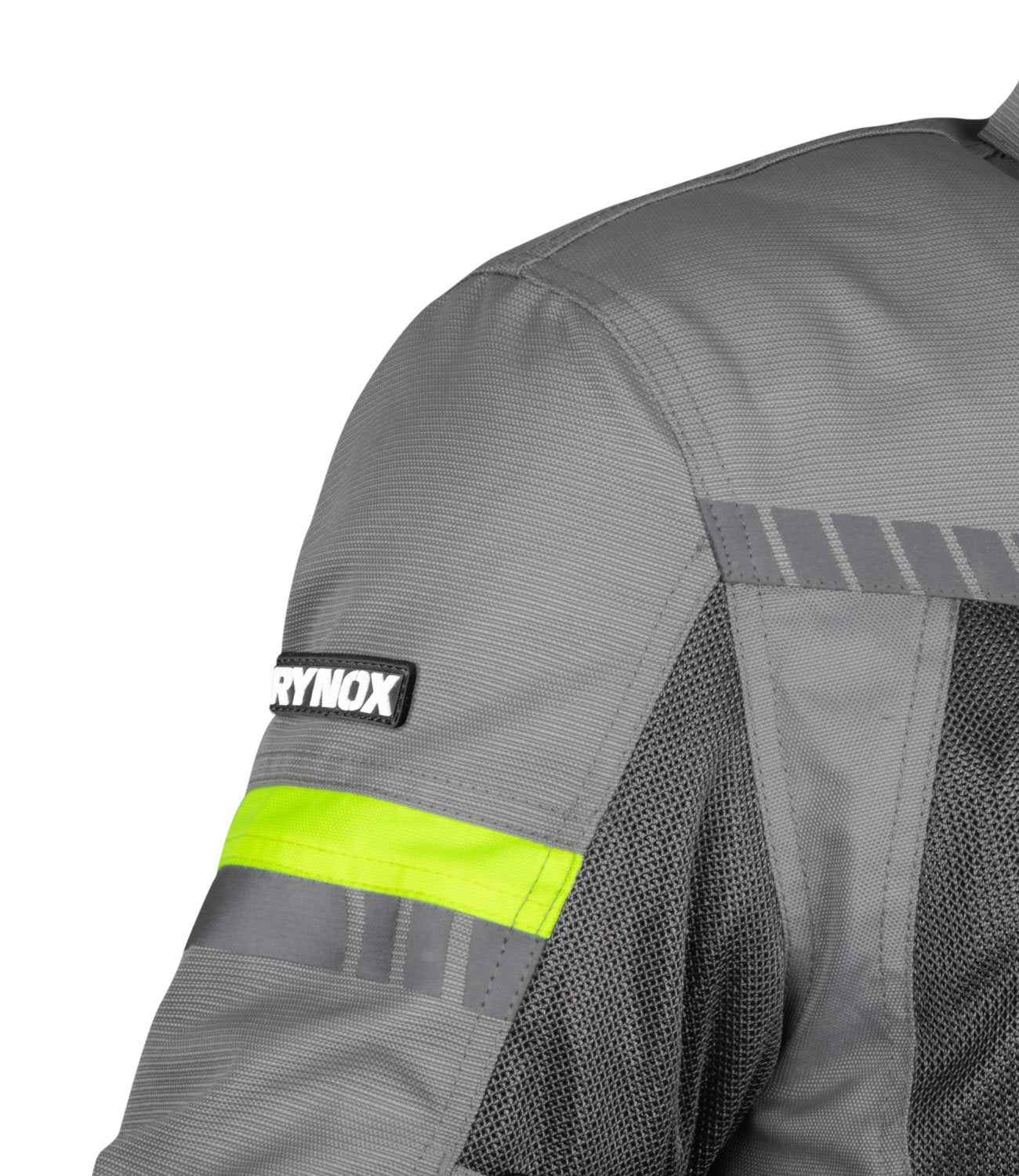 RYNOX AirGT 3 Riding Jacket - Grey HI-VIZ Green