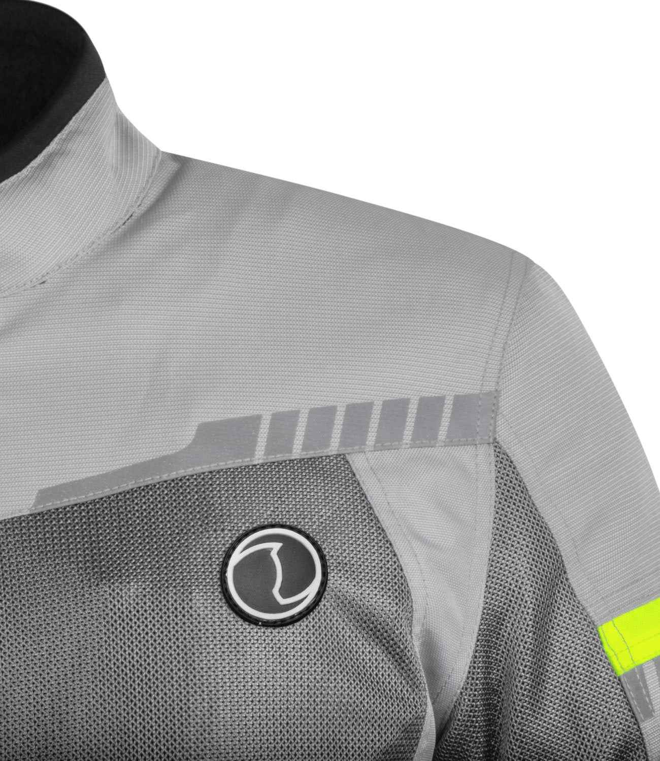 RYNOX AirGT 3 Riding Jacket - Grey HI-VIZ Green