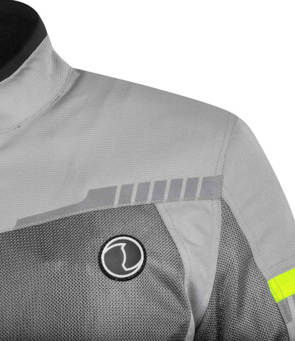 RYNOX AirGT 3 Riding Jacket - Grey HI-VIZ Green
