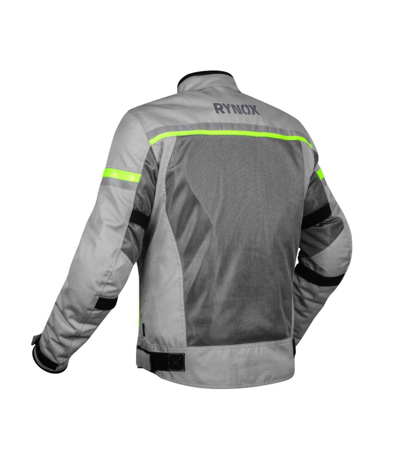RYNOX AirGT 3 Riding Jacket - Grey HI-VIZ Green