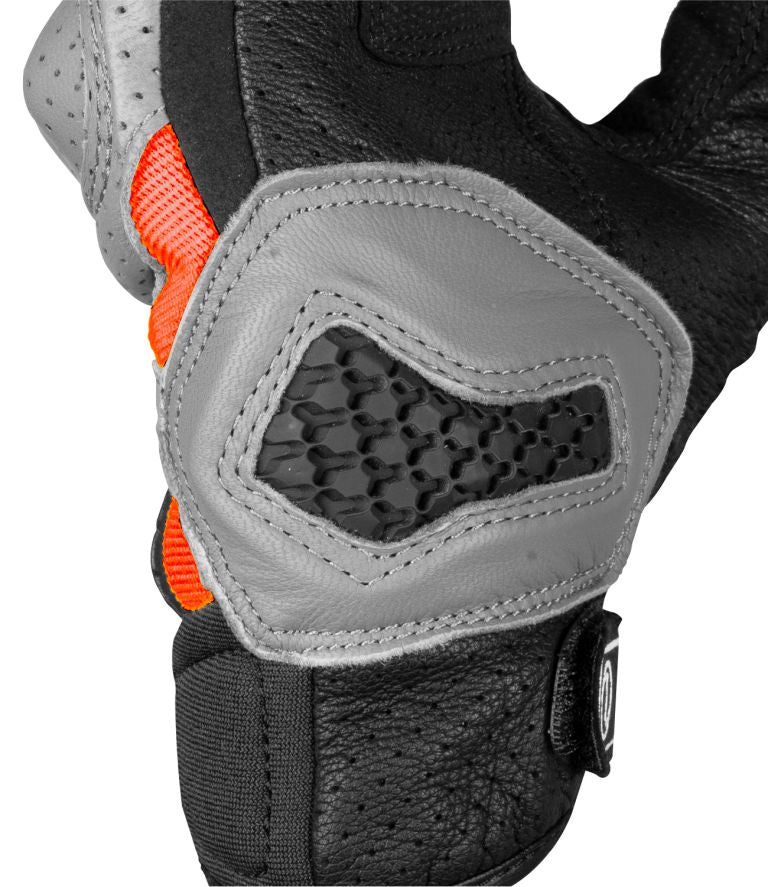 Rynox Air GT SP Glove - Grey Orange - Riders Junction