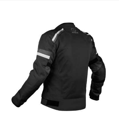 Rynox Air GT 4 Riding Jacket - Black White - Riders Junction