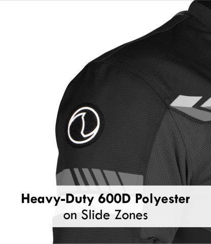 Rynox Air GT 4 Riding Jacket - Black White - Riders Junction