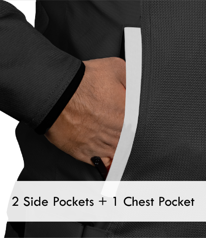 Rynox Air GT 4 Riding Jacket - Black White - Riders Junction