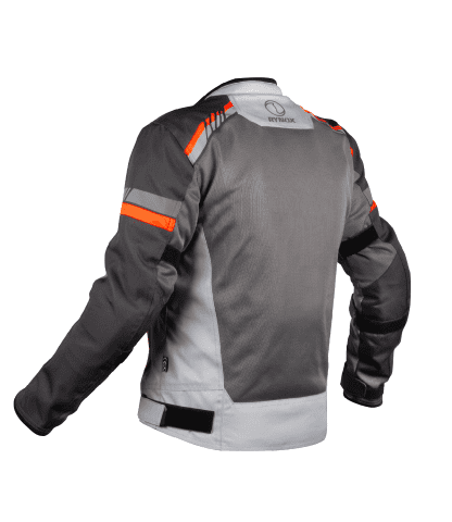 Rynox Air GT 4 Riding Jacket - Grey Hi Viz Orange - Riders Junction