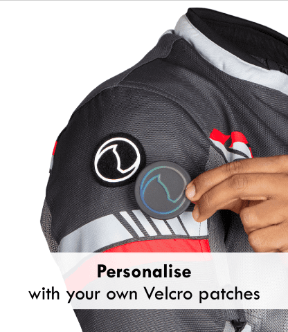 Rynox Air GT 4 Riding Jacket - Grey Red - Riders Junction