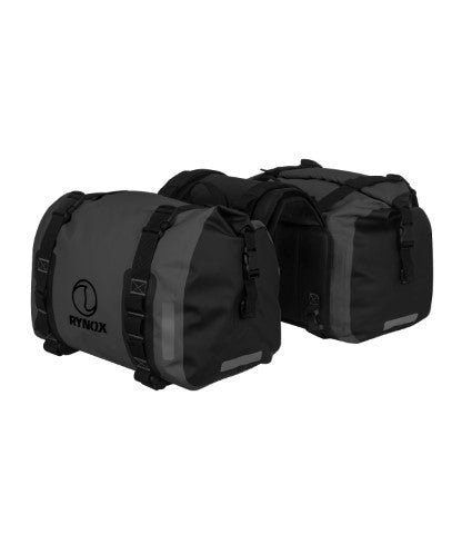 Rynox Expedition Saddle Bags - Dark Grey - Riders Junction