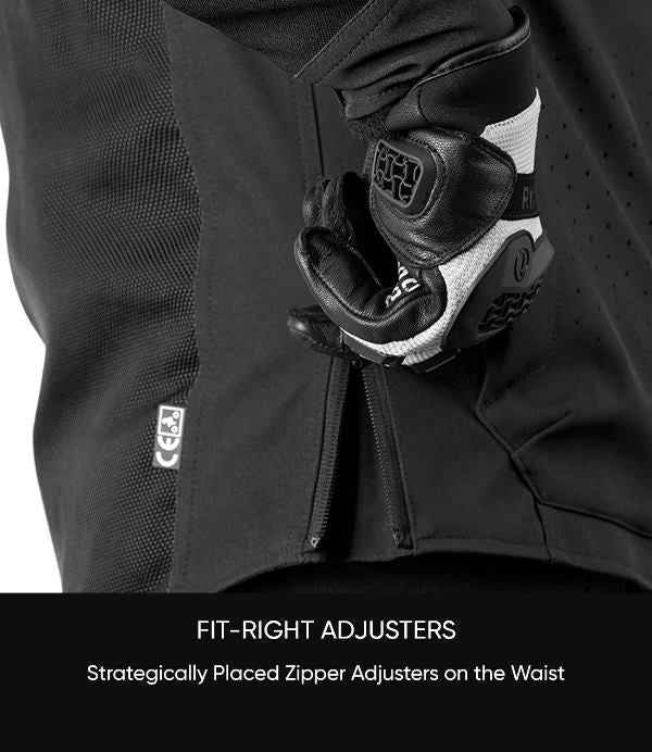 Rynox Outlander Pro Jacket – CE Certified Class AA (All Black)