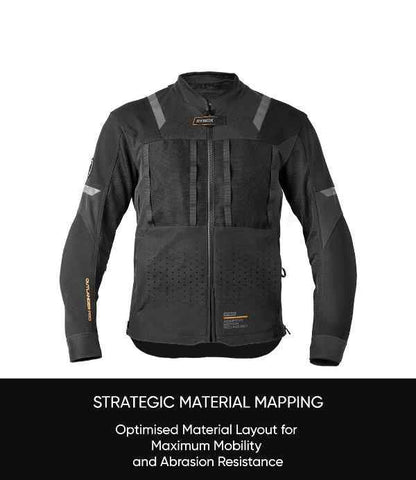 Rynox Outlander Pro Jacket – CE Certified Class AA (All Black)