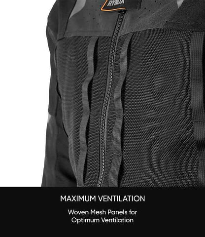 Rynox Outlander Pro Jacket – CE Certified Class AA (All Black)