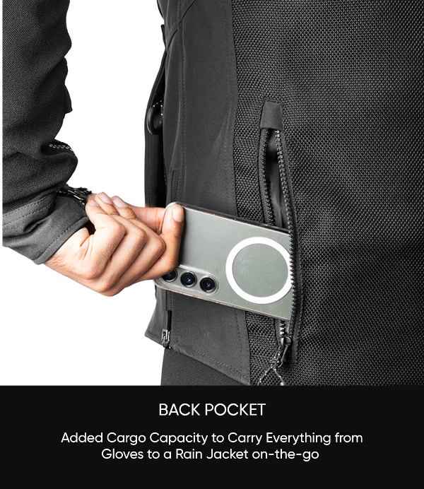 Rynox Outlander Pro Jacket – CE Certified Class AA (All Black)