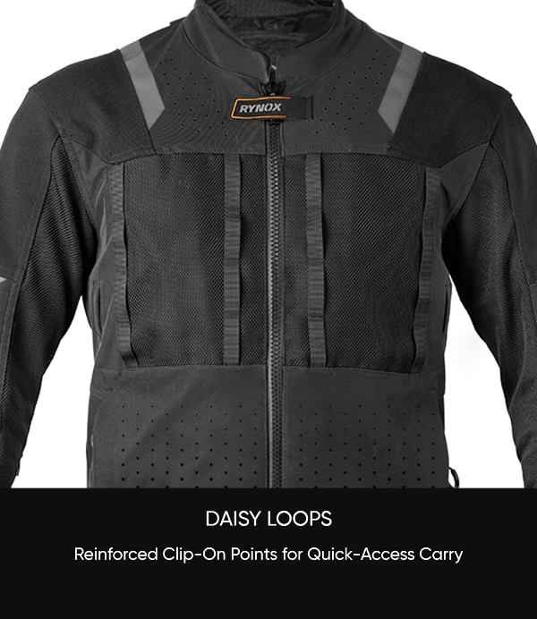 Rynox Outlander Pro Jacket – CE Certified Class AA (All Black)