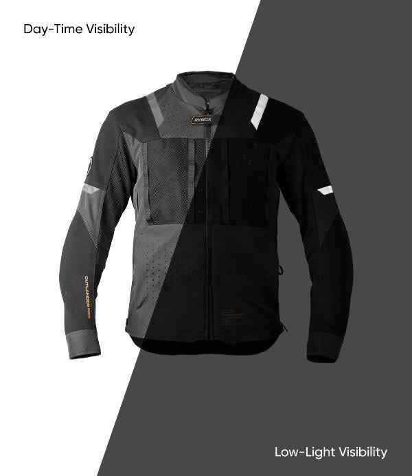 Rynox Outlander Pro Jacket – CE Certified Class AA (All Black)