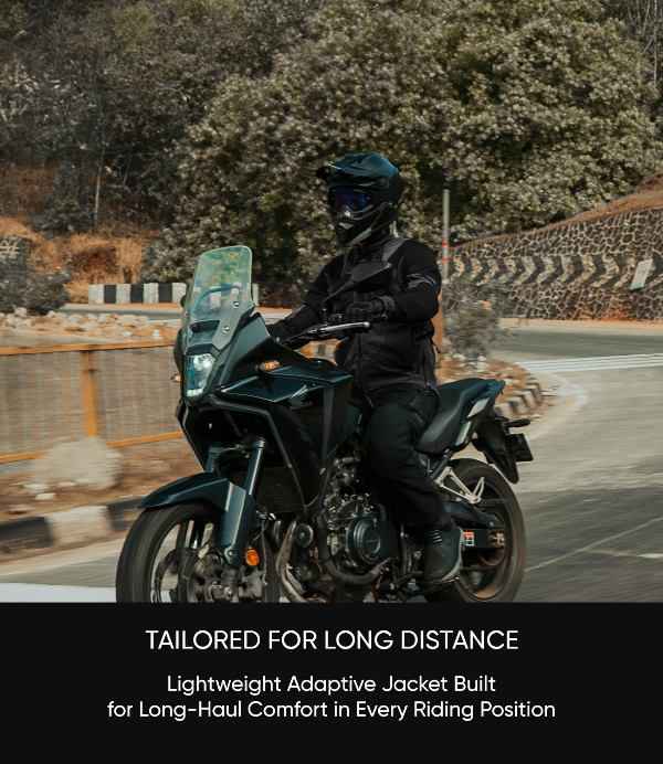 Rynox Outlander Pro Jacket – CE Certified Class AA (All Black)