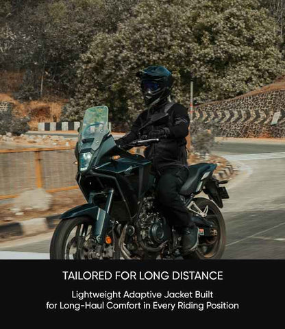 Rynox Outlander Pro Jacket – CE Certified Class AA (All Black)