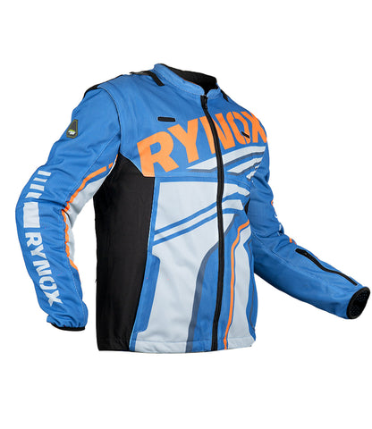 Rynox Dune Neo Trail Offroad/Riding Jacket - BLUE ORANGE