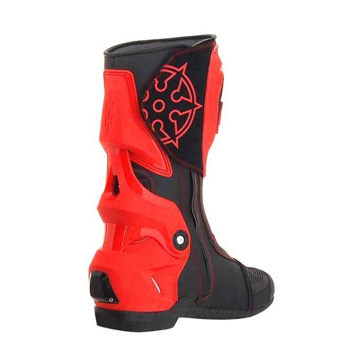 Ryo T-REX Riding Boots - Red