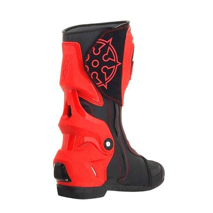 Ryo T-REX Riding Boots - Red