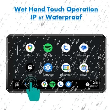 S2 Elite 5.5 inch Motorcycle Navigation Android Auto Carplay with GPS Camera and TPMS - Universal