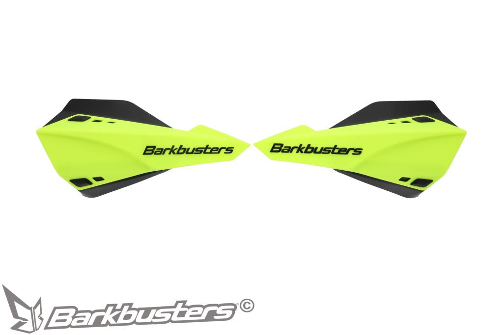Barkbusters Sabre Mx/enduro Handguards – Yellow Hiviz (with Deflectors In Black) - SAB-1YH-01-BK