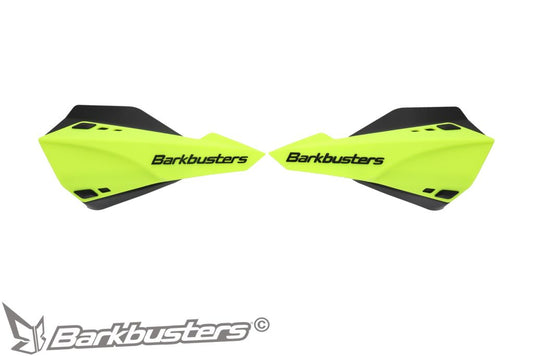 Barkbusters Sabre Mx/enduro Handguards – Yellow Hiviz (with Deflectors In Black) - SAB-1YH-01-BK