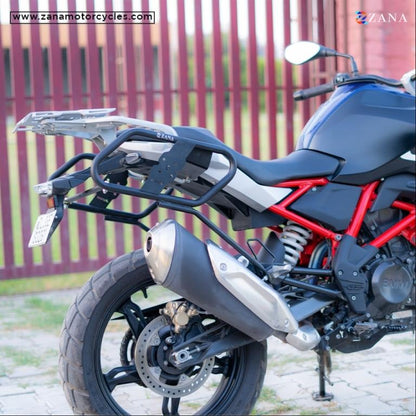 SADDLE STAY BLACK WITH JERRY CAN MOUNT - ZI-8238