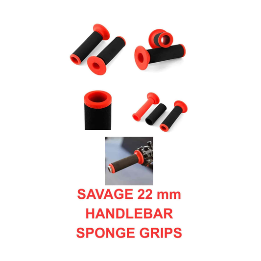 SAVAGE 22mm Handlebar Sponge Soft Grip Set