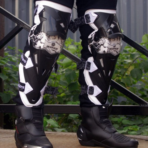 Scoyco K12 Adjustable Knee Shin Guards - Riders Junction
