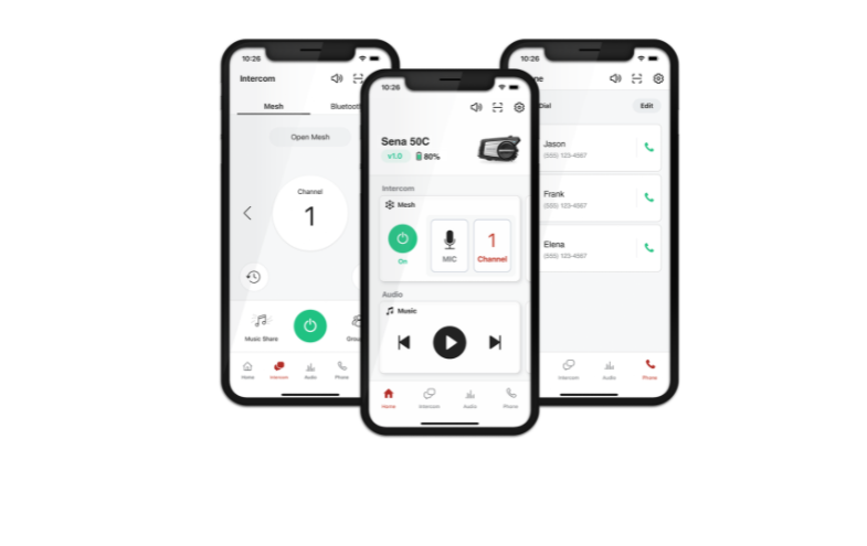 SENA 50C-01 Bluetooth Communication System with Harman Kardon