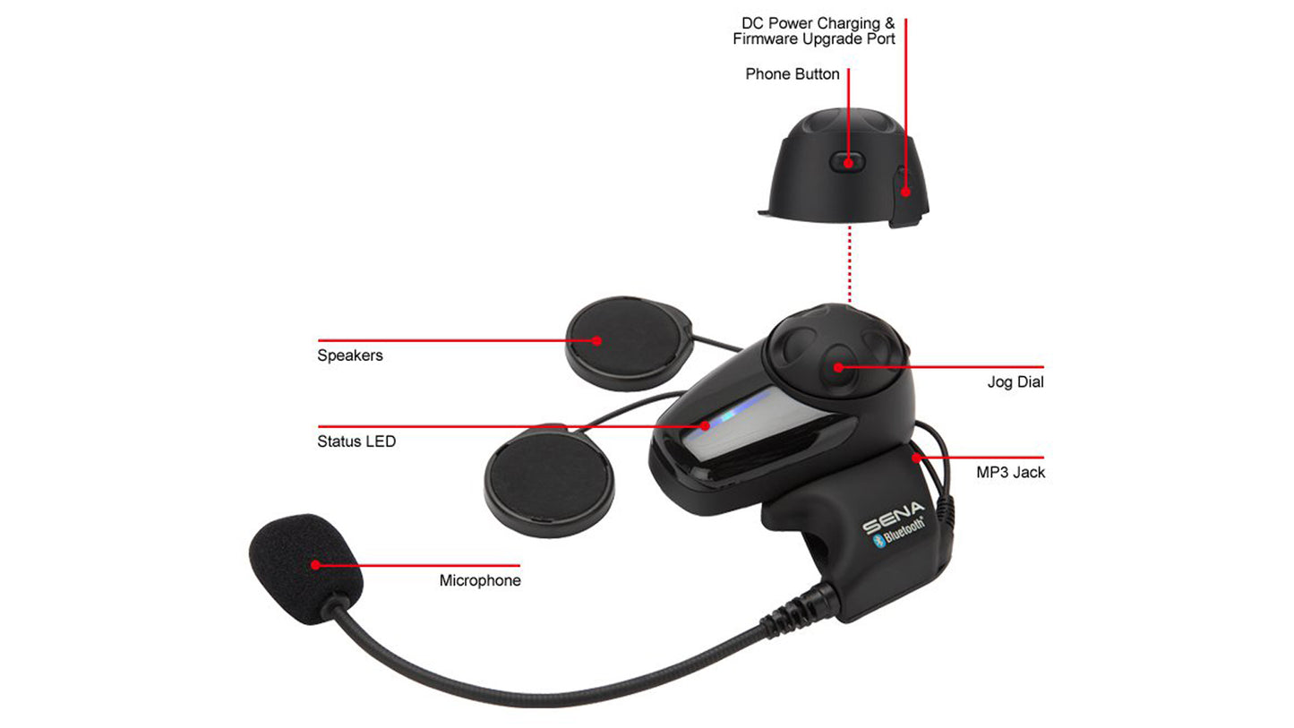 Sena SMH10 Bluetooth Stereo Headset and Intercom - Riders Junction