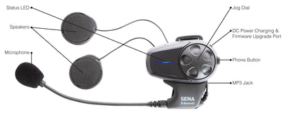 Sena SMH10 Bluetooth Stereo Headset and Intercom - Riders Junction