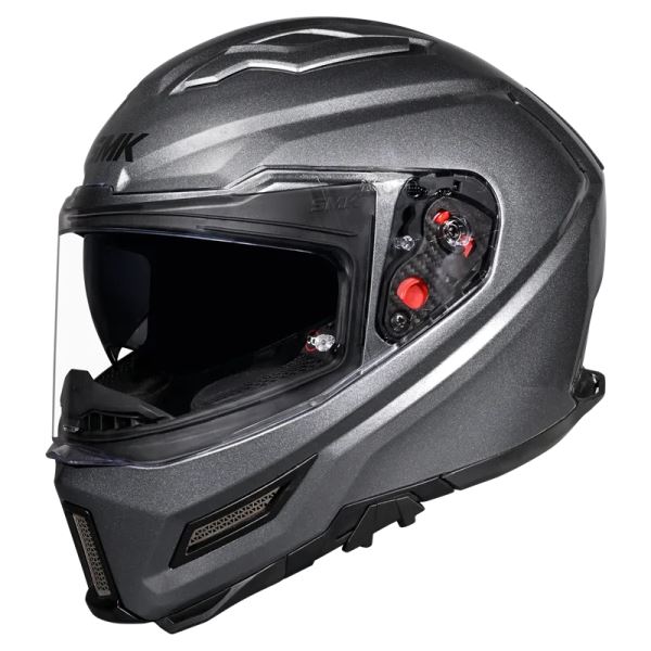 SMK-Agnar Solid Full Face Helmet-Anthracite GLDA 600