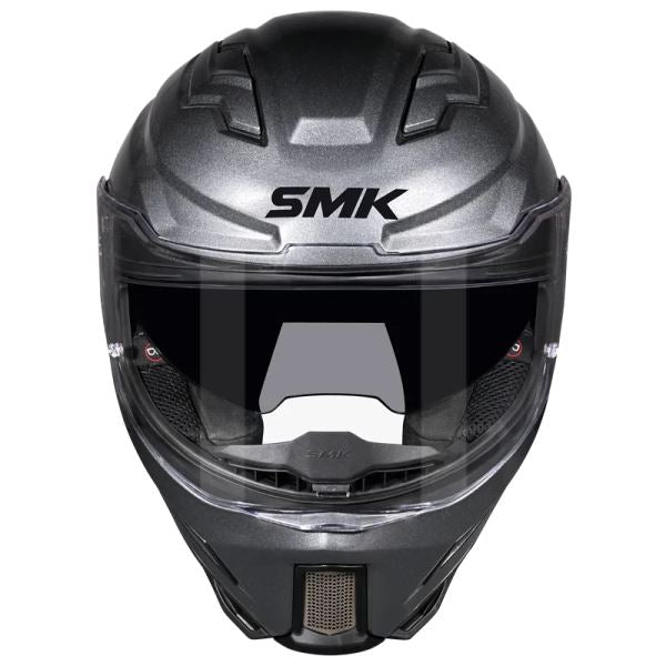 SMK-Agnar Solid Full Face Helmet-Anthracite GLDA 600