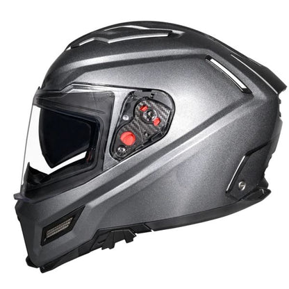 SMK-Agnar Solid Full Face Helmet-Anthracite GLDA 600