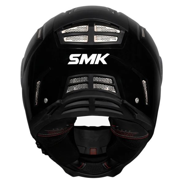 SMK-Agnar Solid Full Face Helmet-Black GL 200