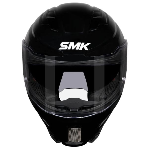 SMK-Agnar Solid Full Face Helmet-Black GL 200