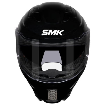 SMK-Agnar Solid Full Face Helmet-Black GL 200