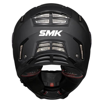 SMK-Agnar Solid Full Face Helmet-Black MA 200
