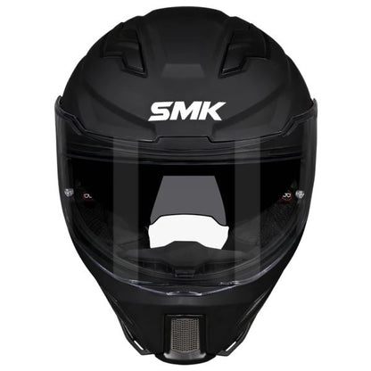 SMK-Agnar Solid Full Face Helmet-Black MA 200