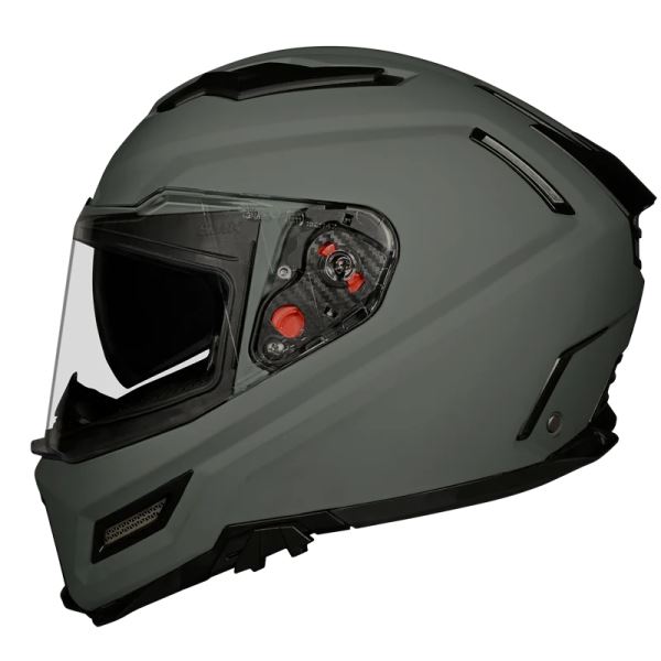 SMK-Agnar Solid Full Face Helmet-Nardo Grey MA 600