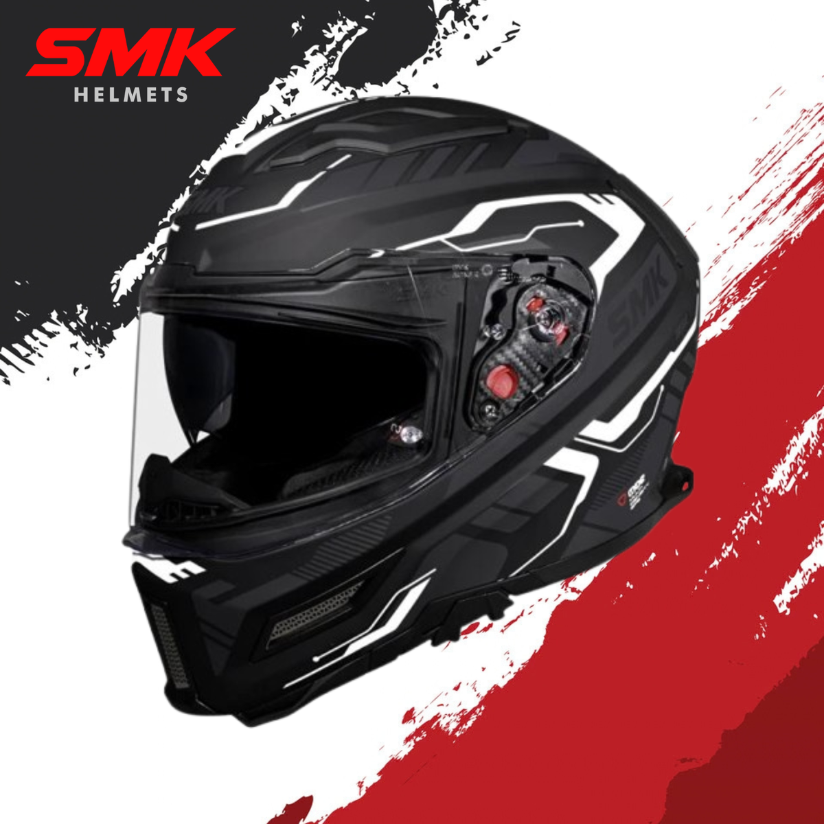 SMK-Agnar Tektron Full Face Helmet-MA 261