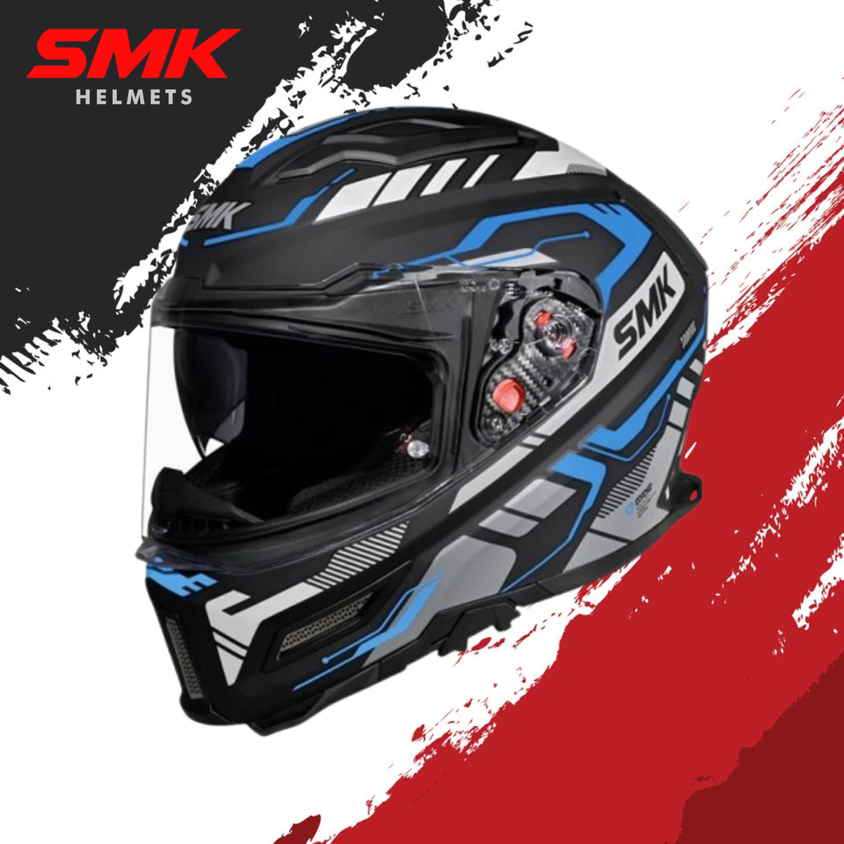 SMK-Agnar Tektron Full Face Helmet-MA 265