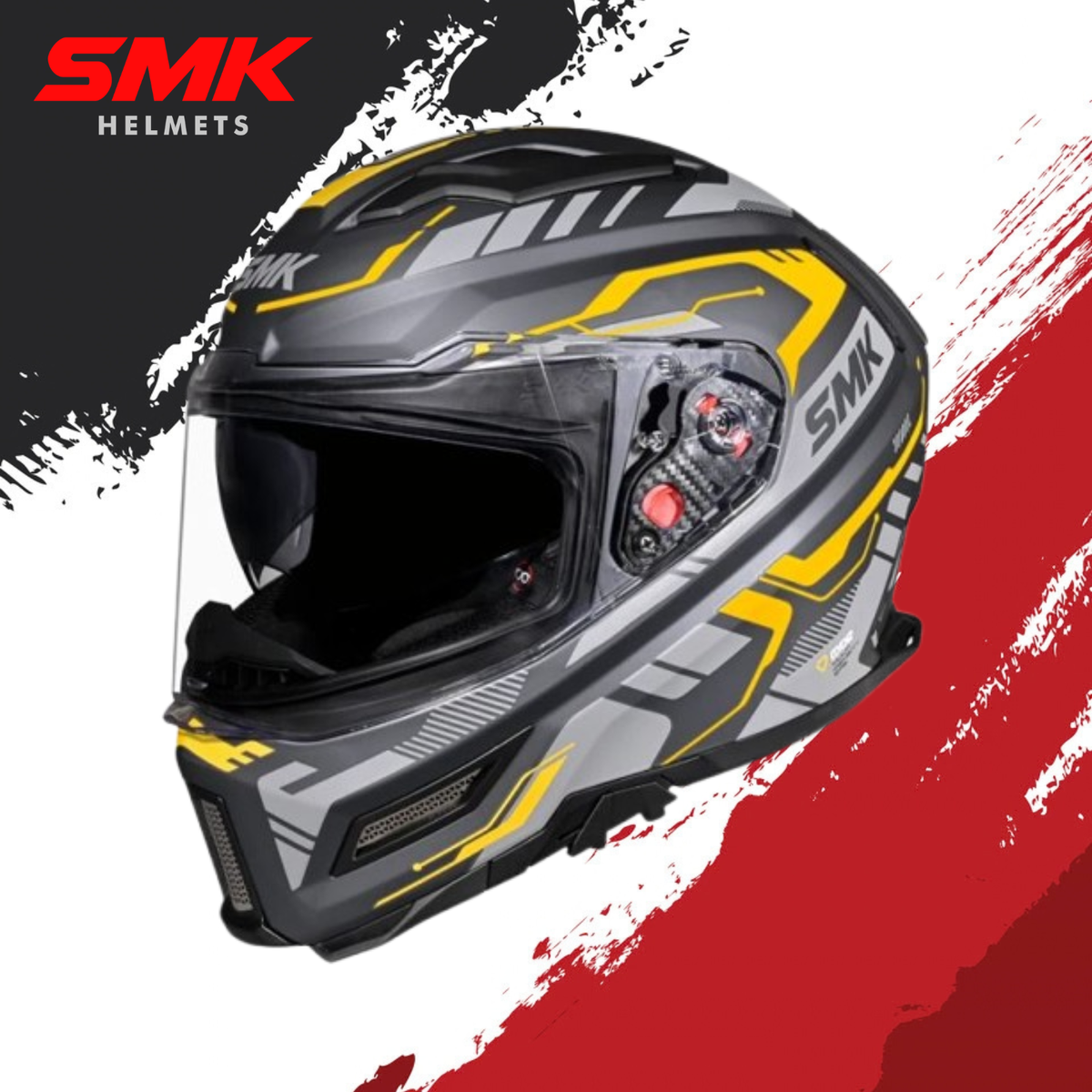 SMK-Agnar Tektron Full Face Helmet-MA 664