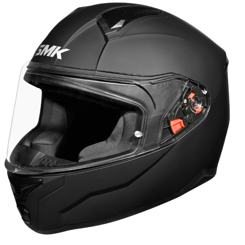 SMK Bionic Youth Solid - Full Face Helmets - Black MA 200