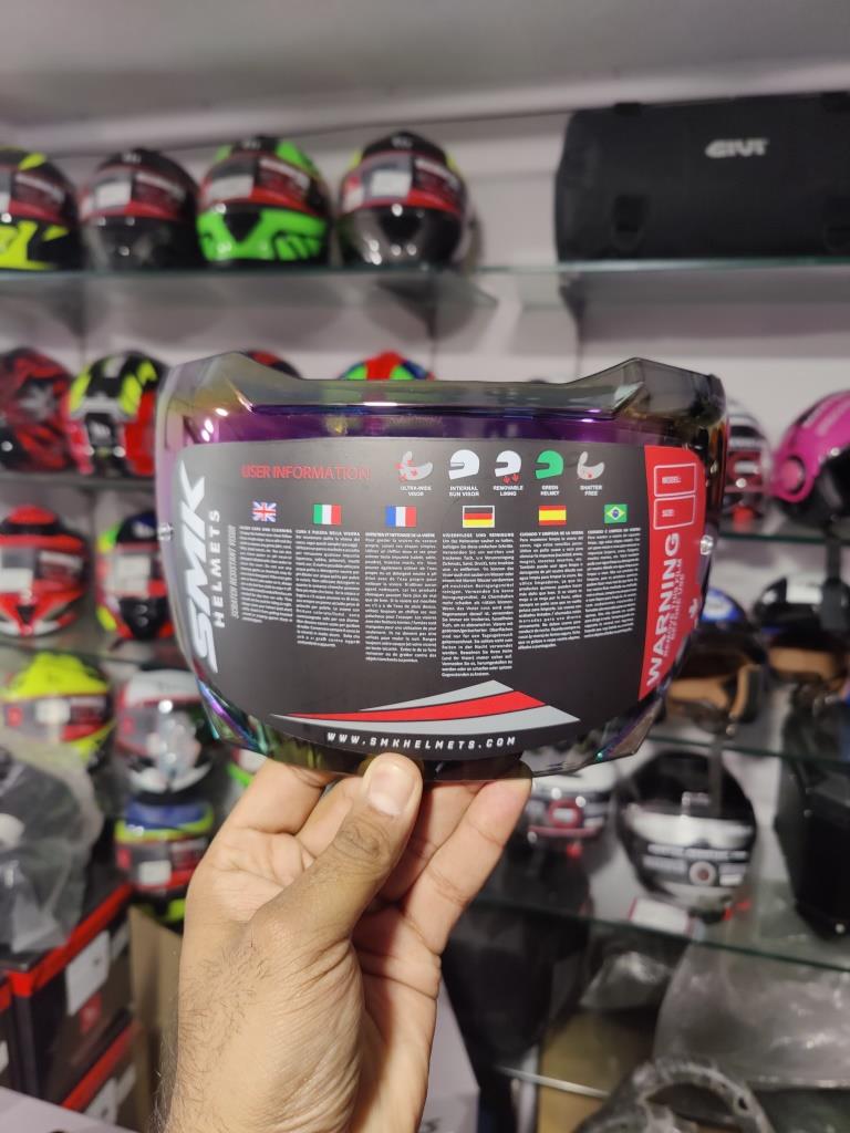 SMK Glide Rainbow Visor - Riders Junction