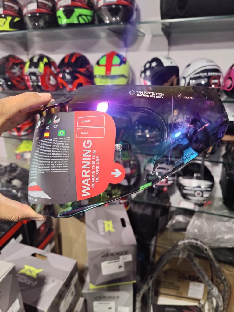 SMK Glide Rainbow Visor - Riders Junction