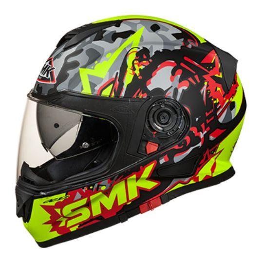 SMK Glide Unicolour Matt Black Helmet - MA200 - Riders Junction